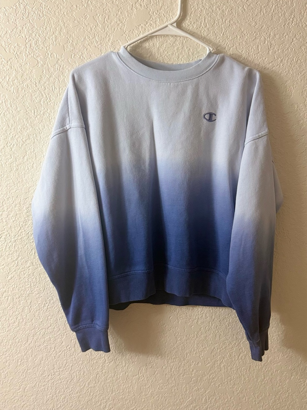 Champion Ombre Crewneck Sweater - Blue Gradient